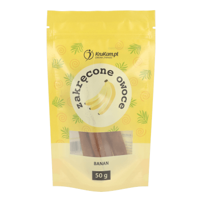 -50%Zakręcone owocowe Banan 50g bez dodatku cukru(Data:11.2025)