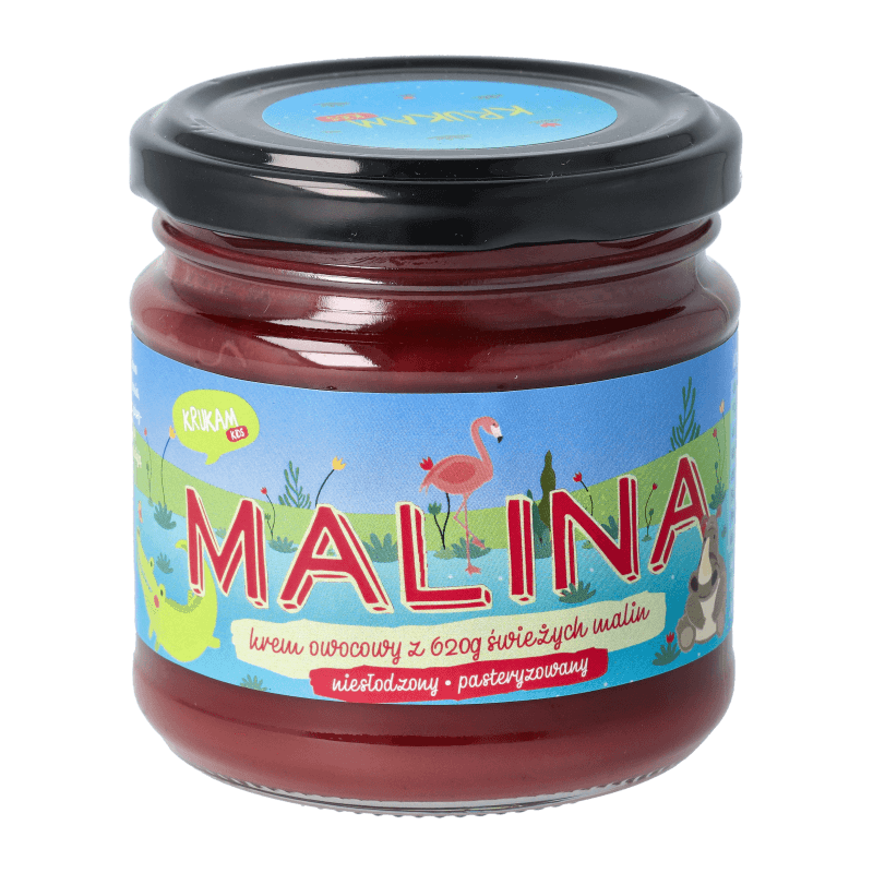 Krem owocowy 100% Malina 190g