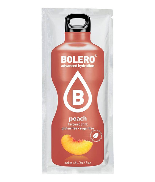 Bolero Peach ze stewią 9g