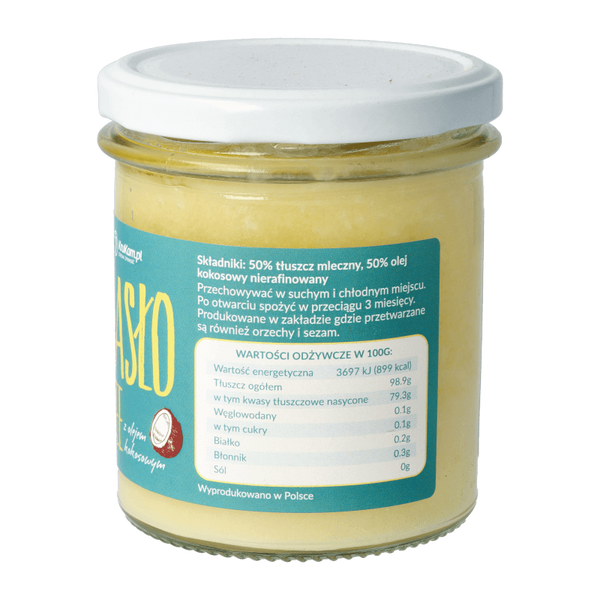 Masło klarowane ghee z olejem kokosowym 300ml