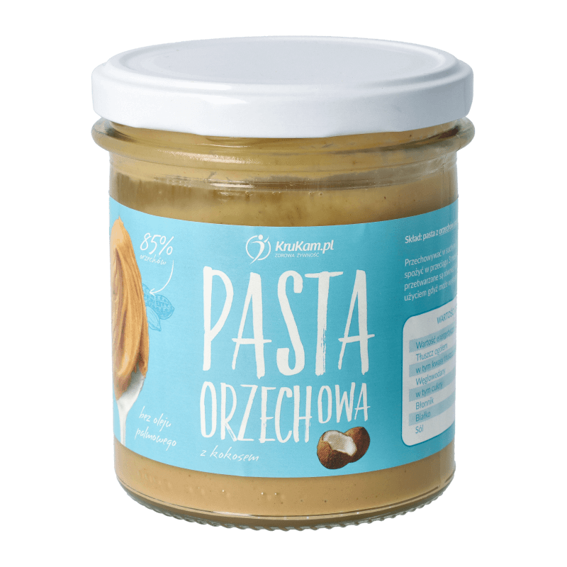 -30%Pasta orzechowa z kokosem 300g(Data:03.12.2025)