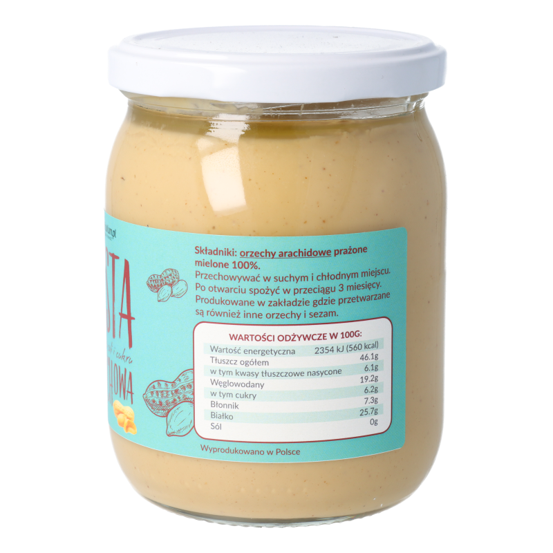 Pasta Orzechowa 100% 500g