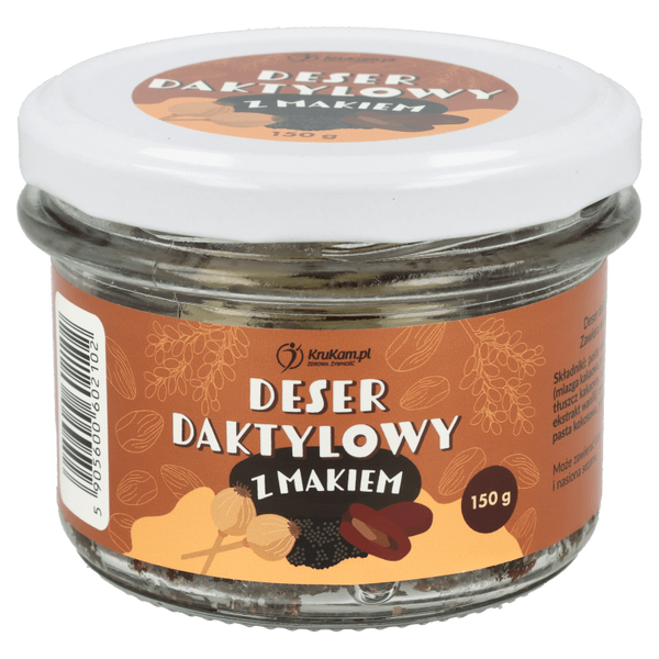 Deser daktylowy z makiem 150g