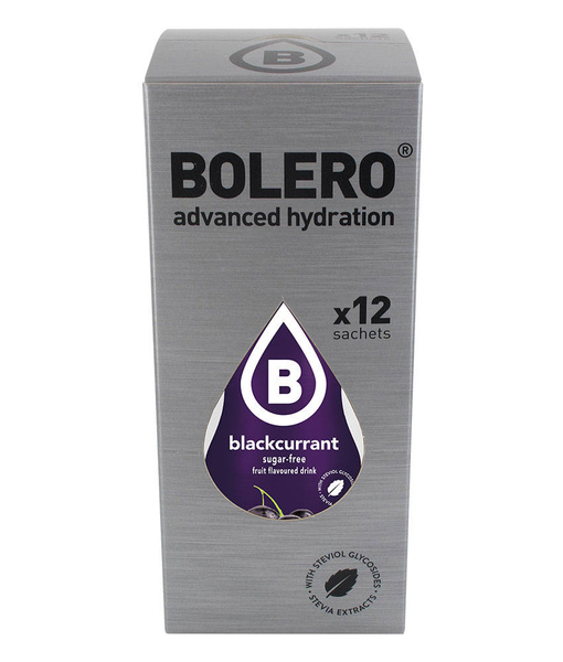 Bolero Blackcurrant ze stewią 9g BOX 12szt.