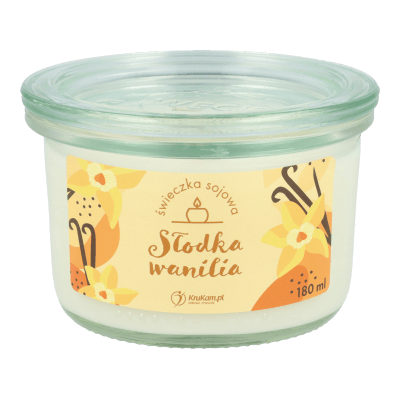 Świeczka sojowa Słodka Wanilia 150ml
