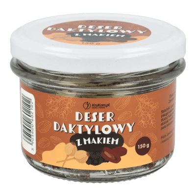 Deser daktylowy z makiem 150g