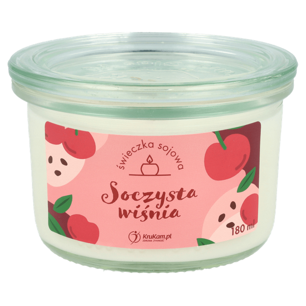 Świeczka sojowa Soczysta Wiśnia 150ml