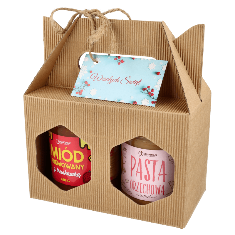 Zestaw miód z pastą na Dzień Babci i Dziadka