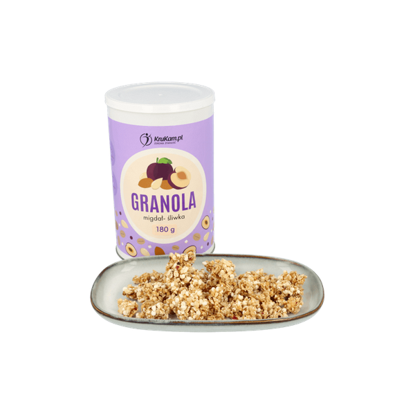 Granola migdał-śliwka 180g