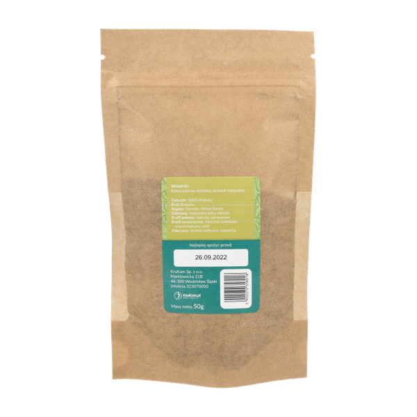 -30%Kawa mielona Brazylia Cerrado laskowa 50g(Data:26.02.2026)