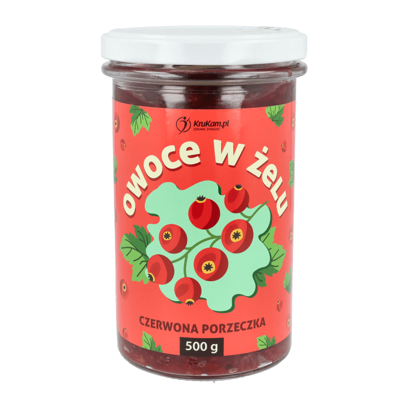 Frużelina Owoce w żelu Czerwona porzeczka 500g