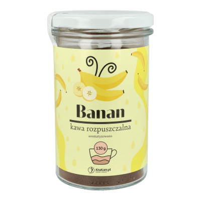 -50%Kawa rozpuszczalna Bananowa 130g(Data:02.12.2025)