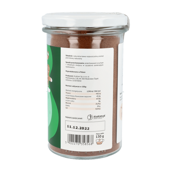 -30%Kawa rozpuszczalna Piernikowa 130g(Data:18.12.2025)