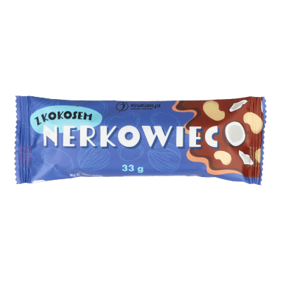 -75%Baton nerkowiec z kokosem w czekoladzie 33g(Data:10.12.2025)