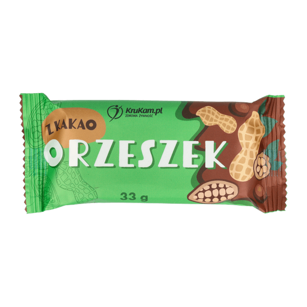 Orzeszek z kakao baton w czekoladzie 33g