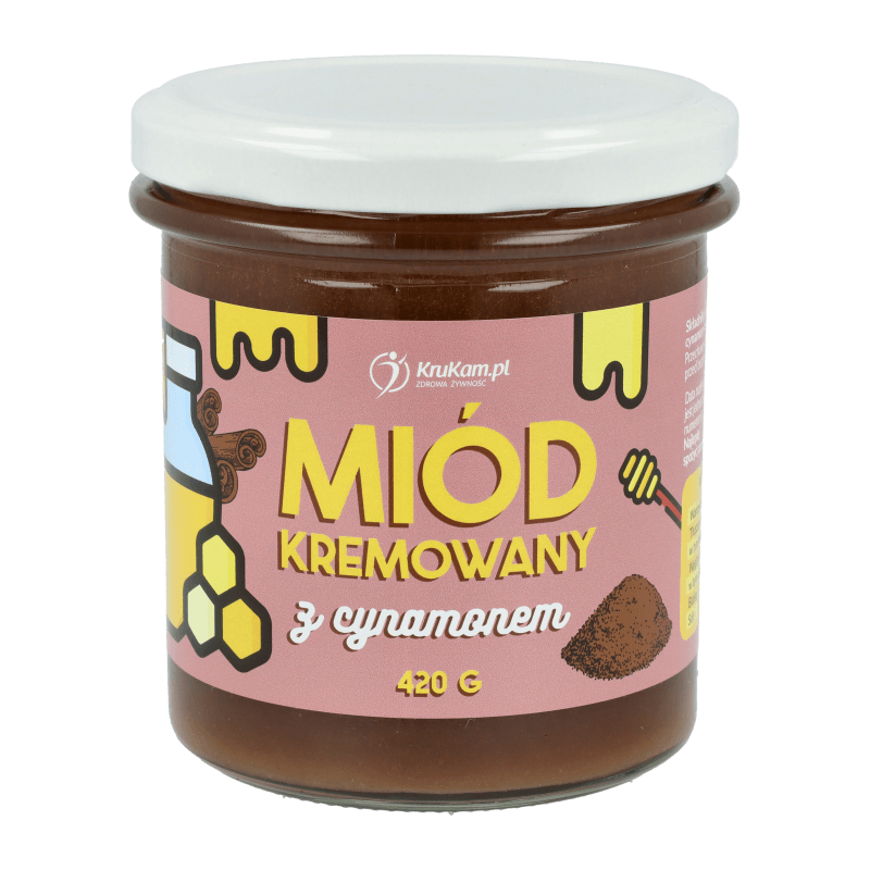 Miód kremowany z cynamonem 420g