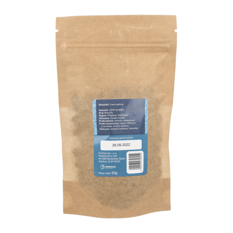 Kawa ziarnista Brazylia Mogiana 50g