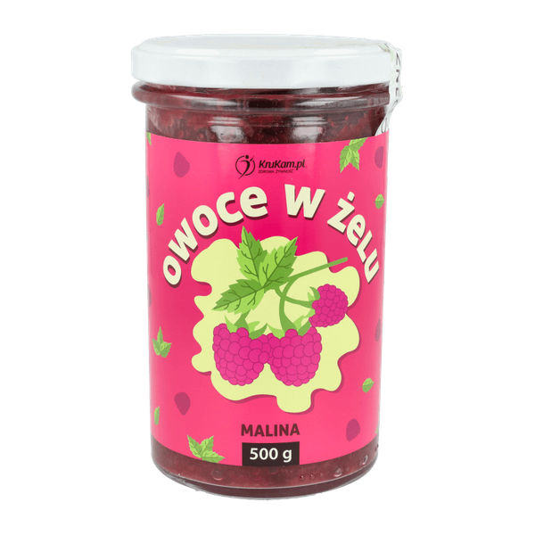 -50%Frużelina Owoce w żelu Malina 500g(Data:23.11.2025)