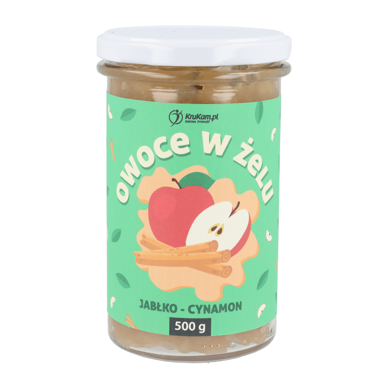 Frużelina Owoce w żelu Jabłko z cynamonem 500g