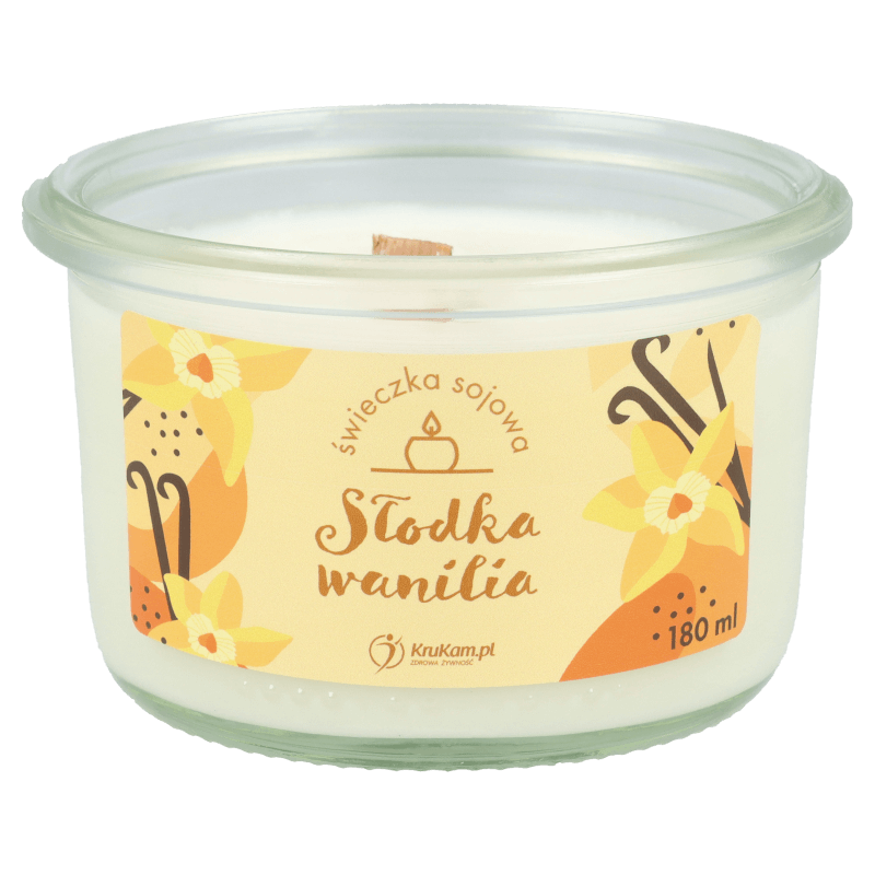Świeczka sojowa Słodka Wanilia 150ml