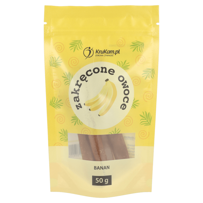 -50%Zakręcone owocowe Banan 50g bez dodatku cukru(Data:11.2025)