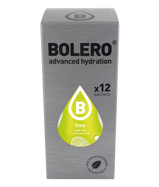 Bolero Lime ze stewią 9g BOX 12szt.