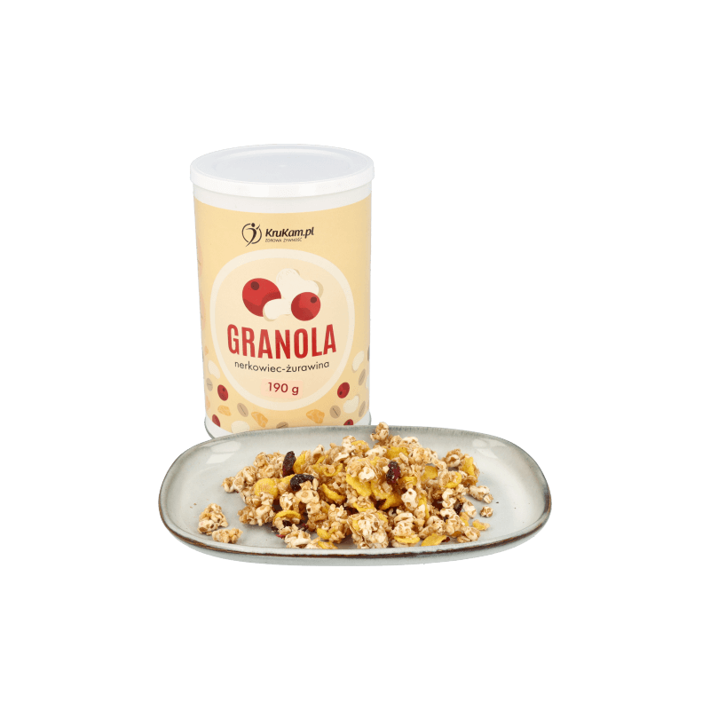 -30%Granola nerkowiec-żurawina 190g(Data:06.12.2025)