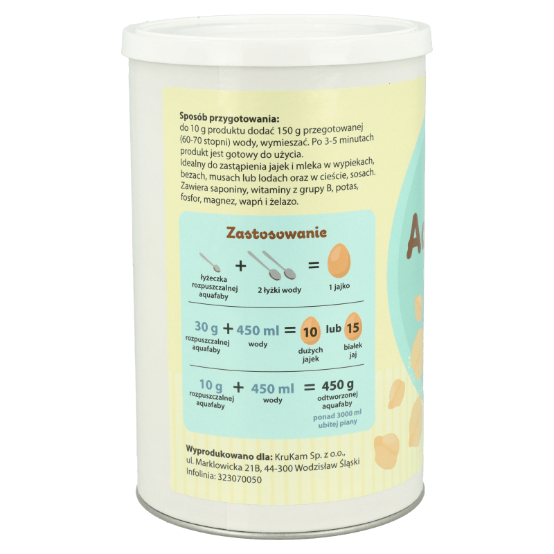 Aquafaba (wyciąg z ciecierzycy) liofilizowana 30g