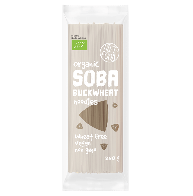 Bio makaron gryczany soba 100% 250g Diet-Food