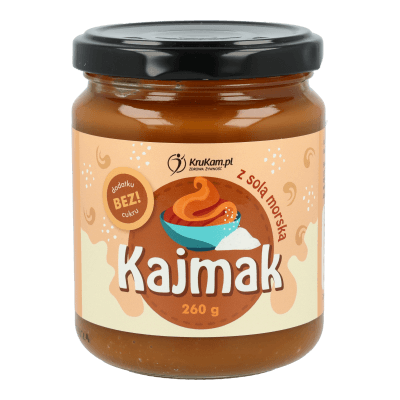 -50%Kajmak bez dodatku cukru z solą morską 260g (Data:09.03.2026)