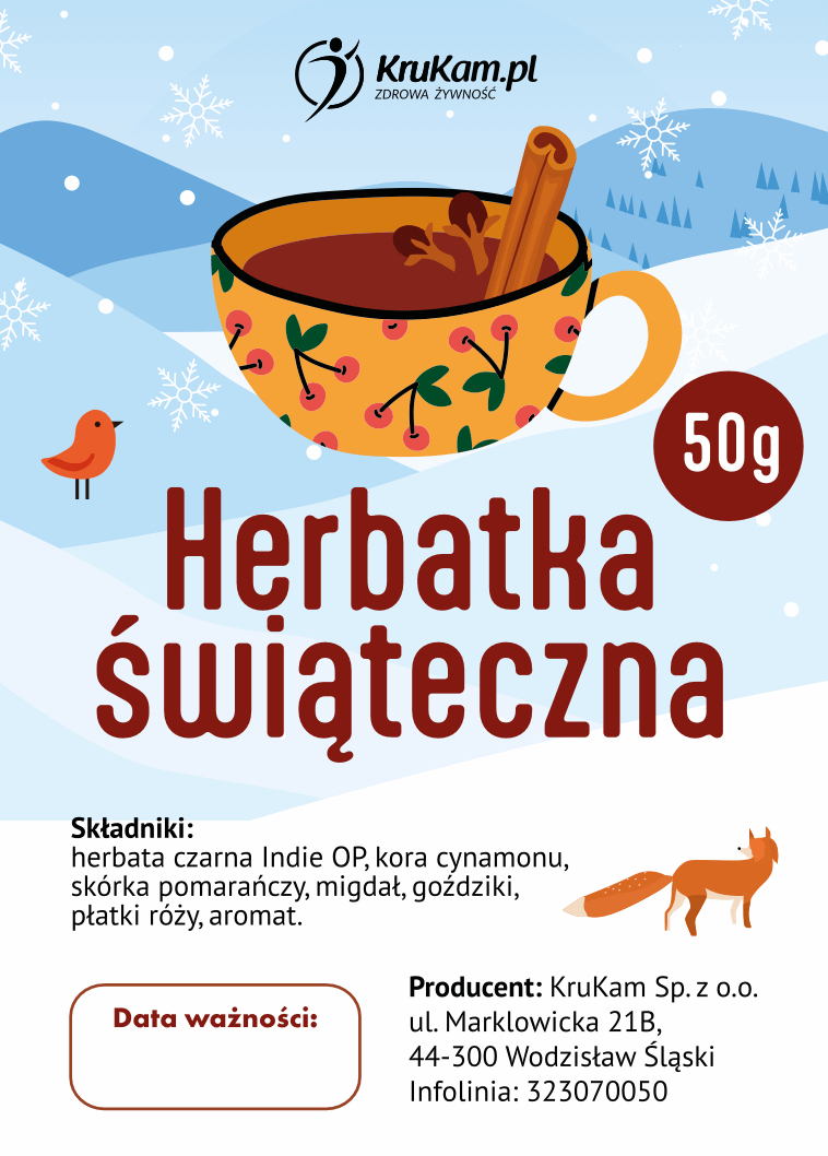 5ZŁ**K2024 - Herbatka świąteczna 50g DATA:31.12.2025