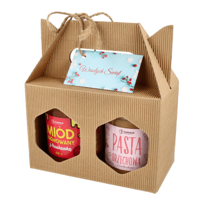 Zestaw miód z pastą na Dzień Babci i Dziadka